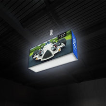 Load image into Gallery viewer, 6ft x 3ft x 2ft Rectangular Wavelight Casonara Light Box Hanging Blimp
