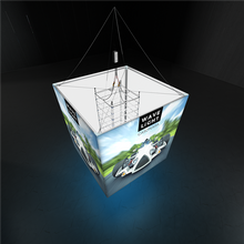 Load image into Gallery viewer, 6ft Cube Wavelight Casonara Light Box Hanging Blimp
