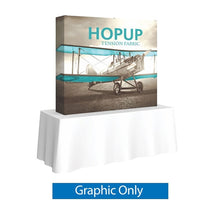 Load image into Gallery viewer, 5ft x 5ft Hopup Straight Tension Fabric Tabletop Display
