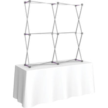 Load image into Gallery viewer, 5ft x 5ft Hopup Straight Tension Fabric Tabletop Display
