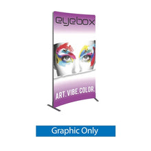 Load image into Gallery viewer, 5ft x 8ft Curved Vector Frame SEG Fabric Banner Display | expogoods.com
