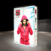 Load image into Gallery viewer, 5ft x 7.5ft Lumiere Light Wall Backlit Display | Single-Sided Kit | expogoods.com
