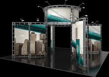 Load image into Gallery viewer, 20ft x 20ft Island Canis Orbital Express Truss Display

