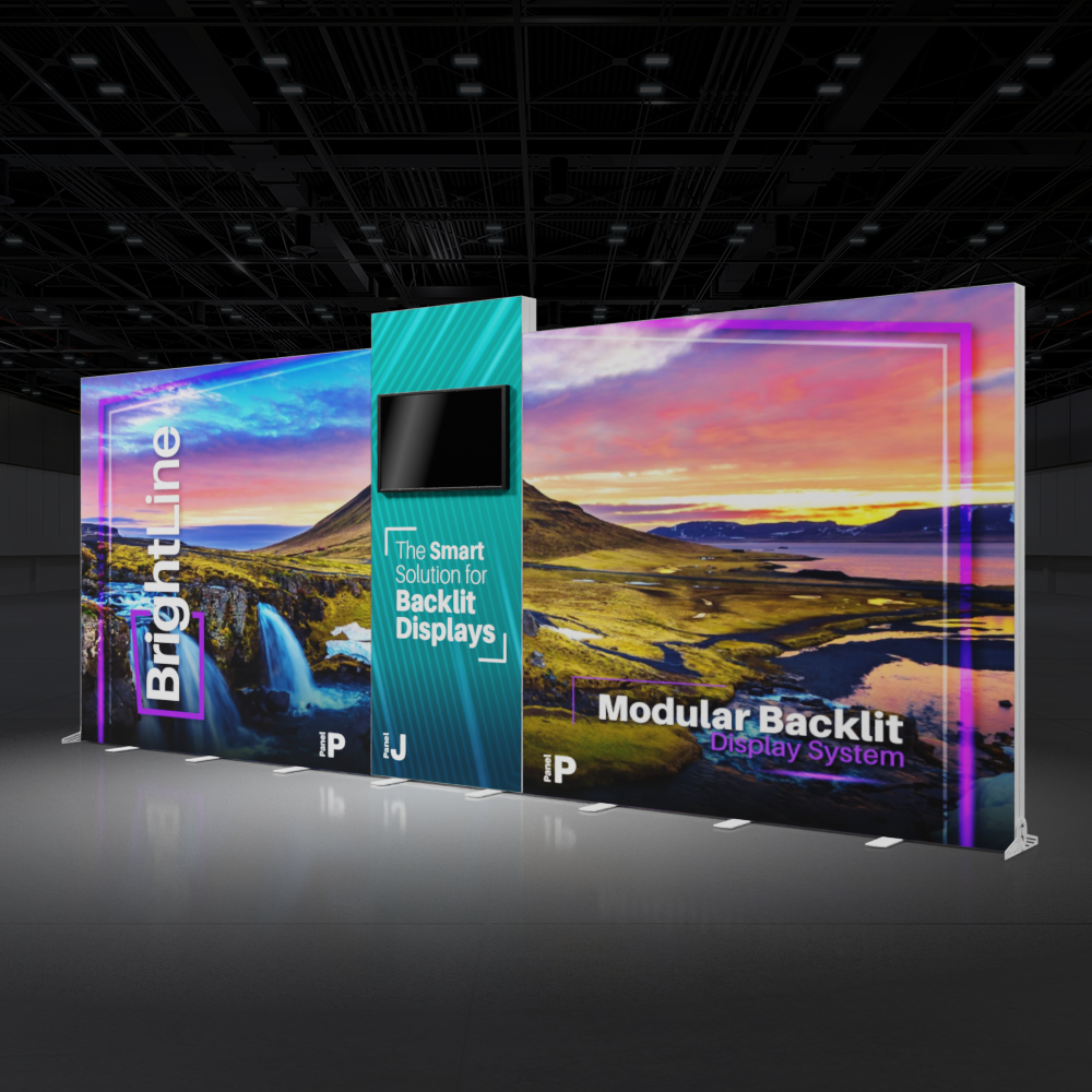 20ft x 8ft BrightLine Light Box Kit PJP – expogoods.com
