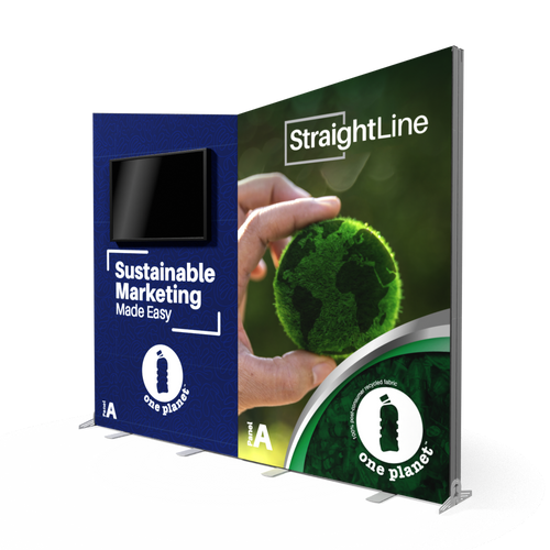 10ft x 8ft StraightLine SEG Wall Kit AA
