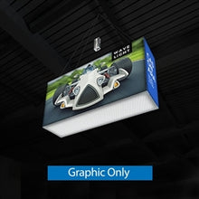 Load image into Gallery viewer, 6ft x 3ft x 2ft Rectangular Wavelight Casonara Light Box Hanging Blimp
