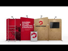 Load and play video in Gallery viewer, 10ft Flat Waveline Media Fabric Display
