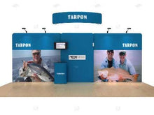 Load and play video in Gallery viewer, 10ft Flat Waveline Media Fabric Display
