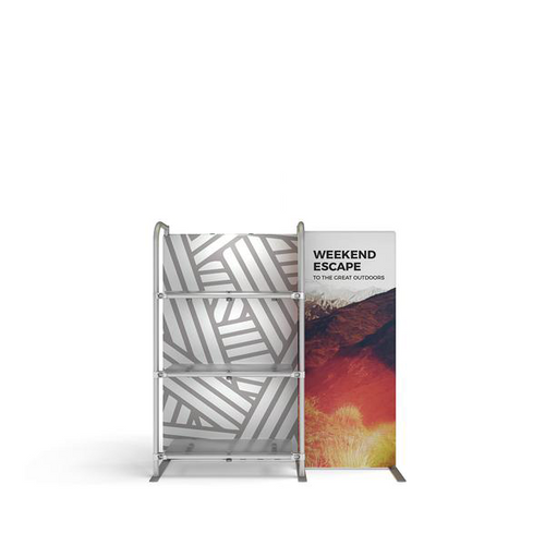 4.5ft x 5ft Waveline Merchandiser Kit S01 Display