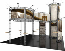 Load image into Gallery viewer, 20ft x 20ft Island Corvus Orbital Express Truss Display | expogoods.com
