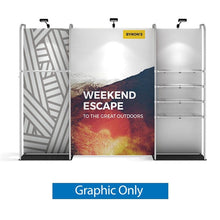 Load image into Gallery viewer, 10ft x 8ft Waveline Merchandiser Kit 01 Display

