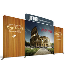Load image into Gallery viewer, 20ft Atlantic C Waveline Media Display | Tension Fabric Exhibit | expogoods.com
