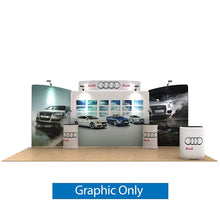 Load image into Gallery viewer, 20ft Angelfish C Waveline Media Tension Fabric Display
