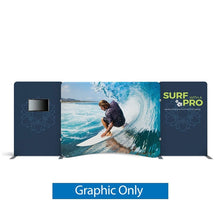 Load image into Gallery viewer, 20ft Caribbean A Waveline Media Tension Fabric Display
