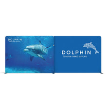 Load image into Gallery viewer, 20ft Dolphin A Waveline Media Display | Tension Fabric Exhibit | expogoods.com
