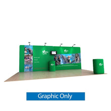 Load image into Gallery viewer, 20ft Dolphin A Waveline Media Tension Fabric Display
