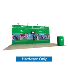 Load image into Gallery viewer, 20ft Dolphin B Waveline Media Tension Fabric Display
