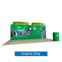 Load image into Gallery viewer, 20ft Dolphin C Waveline Media Tension Fabric Display
