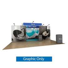 Load image into Gallery viewer, 20ft Orca B Waveline Media Tension Fabric Display
