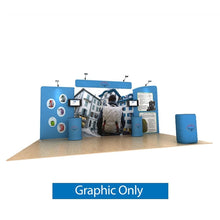 Load image into Gallery viewer, 20ft Osprey B Waveline Media Tension Fabric Display
