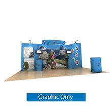 Load image into Gallery viewer, 20ft Osprey C Waveline Media Tension Fabric Display
