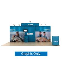 Load image into Gallery viewer, 20ft Tarpon C Waveline Media Tension Fabric Display
