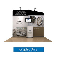Load image into Gallery viewer, 10ft Oyster B Waveline Media Tension Fabric Display
