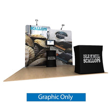 Load image into Gallery viewer, 10ft Scallop A Waveline Media Tension Fabric Display
