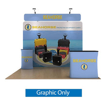 Load image into Gallery viewer, 10ft Seahorse B Waveline Media Tension Fabric Display
