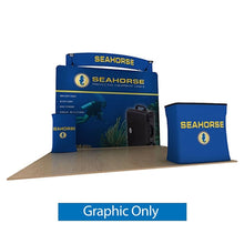 Load image into Gallery viewer, 10ft Seahorse C Waveline Media Tension Fabric Display
