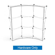 Load image into Gallery viewer, 8ft Curved Waveline Media Fabric Display
