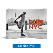 Load image into Gallery viewer, 10ft Curved Waveline Media Fabric Display
