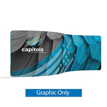 Load image into Gallery viewer, 20ft Serpentine Waveline Media Fabric Display

