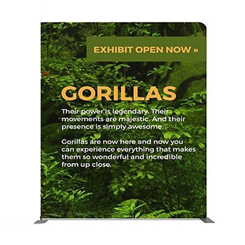 89in x 89in Panel G Waveline Media Display | Tension Fabric Exhibit | expogoods.com