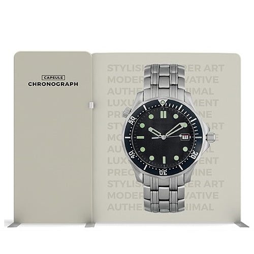 10ft Waveline Media Tension Fabric Display | WLMDN Kit 01 | expogoods.com