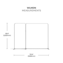 Load image into Gallery viewer, 10ft Waveline Media Tension Fabric Display | WLMDN Kit 01 | expogoods.com
