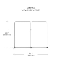 Load image into Gallery viewer, 10ft Waveline Media Tension Fabric Display | WLMEE Kit 01 | expogoods.com
