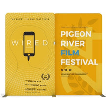 Load image into Gallery viewer, 10ft Waveline Media Tension Fabric Display | WLMKK Kit 01 | expogoods.com
