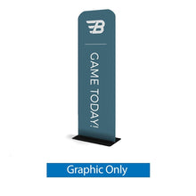 Load image into Gallery viewer, 24in x 89in Waveline Tension Fabric Banner Stand
