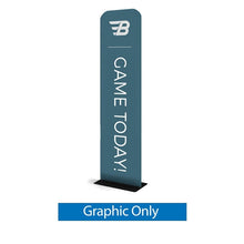 Load image into Gallery viewer, 24in x 116in Waveline Tension Fabric Banner Stand
