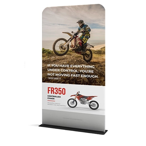 48in x 89in Waveline Tension Fabric Banner Stand | expogoods.com