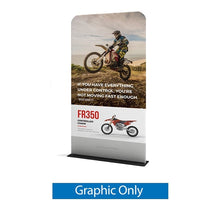 Load image into Gallery viewer, 48in x 116in Waveline Tension Fabric Banner Stand
