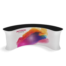 Load image into Gallery viewer, Waveline InfoDesk Trade Show Counter - Kit 04CI | Tension Fabric Graphics | expogoods.com
