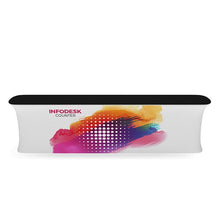 Load image into Gallery viewer, Waveline InfoDesk Trade Show Counter - Kit 05F | Tension Fabric Graphics | expogoods.com
