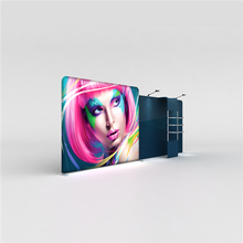 Load image into Gallery viewer, 20ft x 8ft WaveLight LED Backlit Display Kit 04 | expogoods.com
