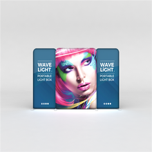 Load image into Gallery viewer, 10ft x 8ft WaveLight LED Backlit Display Kit 07 | expogoods.com
