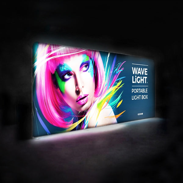 18ft x 8ft WaveLight LED Backlit Trade Show Display | expogoods.com