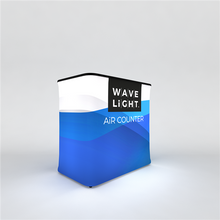 Load image into Gallery viewer, 3ft x 2ft x 3ft Backlit Inflatable Wavelight Air Rectangular Counter | expogoods.com
