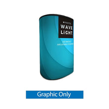 Load image into Gallery viewer, 2ft x 2ft x 3ft Backlit Inflatable Wavelight Air Triangular Counter | expogoods.com
