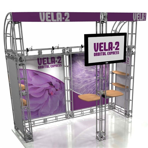 10ft x 10ft Vela-2 Orbital Express Truss Display | expogoods.com